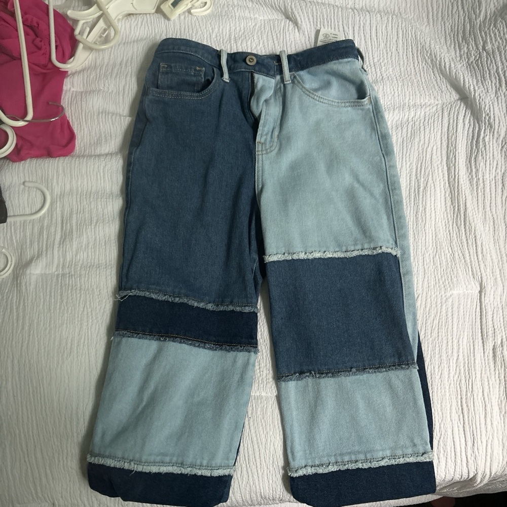 Hollister Blue Ankle Cropped Jeans Classic Style